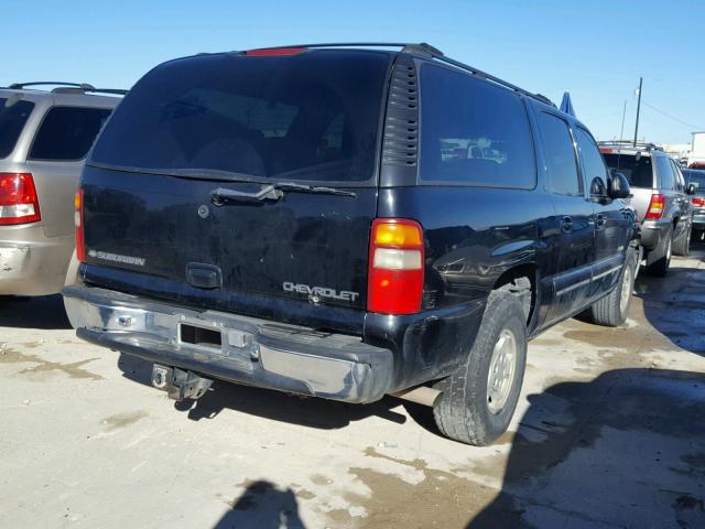 3GNFK16T3YG210909 - 2000 CHEVROLET SUBURBAN K BLACK photo 4