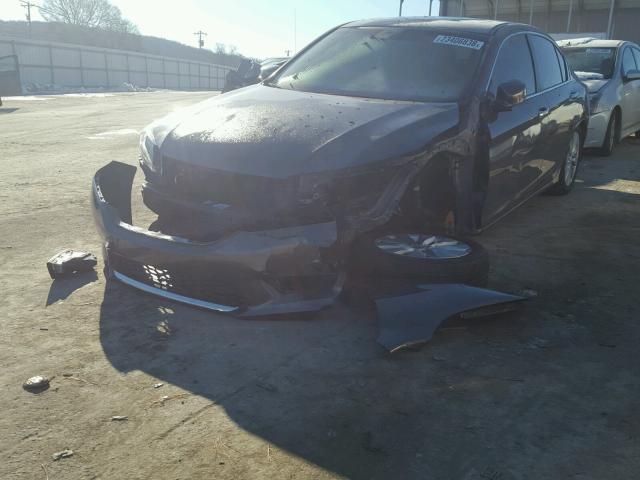 1HGCR2F8XDA077195 - 2013 HONDA ACCORD EXL GRAY photo 2