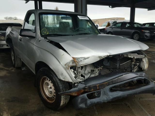 5TENL42N63Z182689 - 2003 TOYOTA TACOMA SILVER photo 1