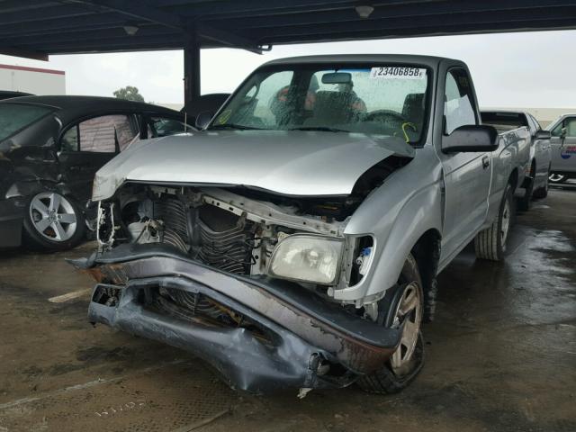 5TENL42N63Z182689 - 2003 TOYOTA TACOMA SILVER photo 2