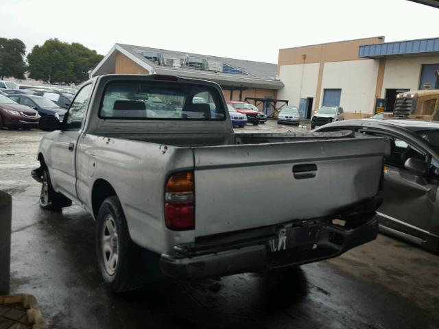 5TENL42N63Z182689 - 2003 TOYOTA TACOMA SILVER photo 3