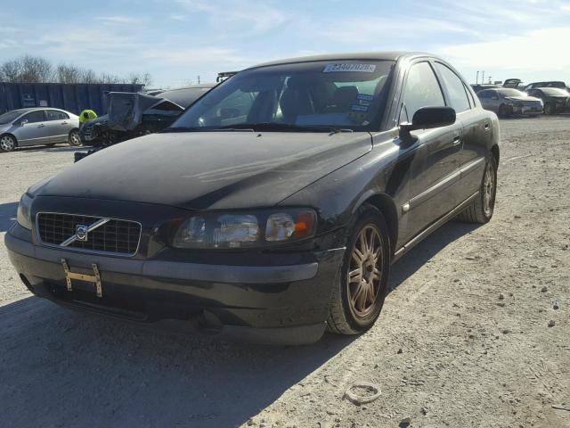 YV1RS61T042346258 - 2004 VOLVO S60 BLACK photo 2