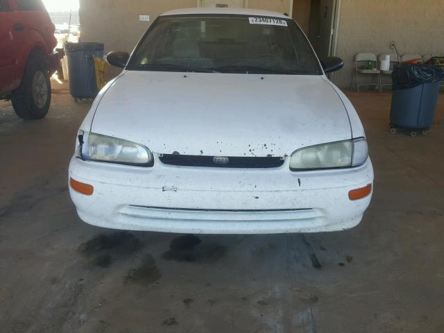 1Y1SK5267VZ452107 - 1997 GEO PRIZM BASE WHITE photo 9