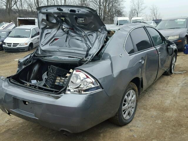 2G1WS583681352511 - 2008 CHEVROLET IMPALA POL GRAY photo 4