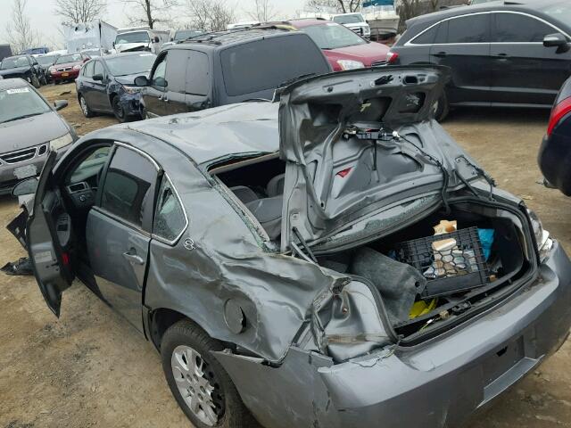 2G1WS583681352511 - 2008 CHEVROLET IMPALA POL GRAY photo 9