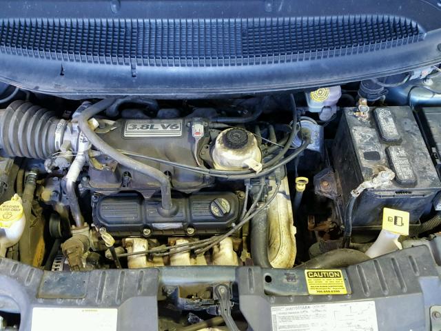 2A4GP54L87R151898 - 2007 CHRYSLER TOWN & COU BLUE photo 7