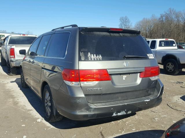 5FNRL387X8B010517 - 2008 HONDA ODYSSEY EX SILVER photo 3