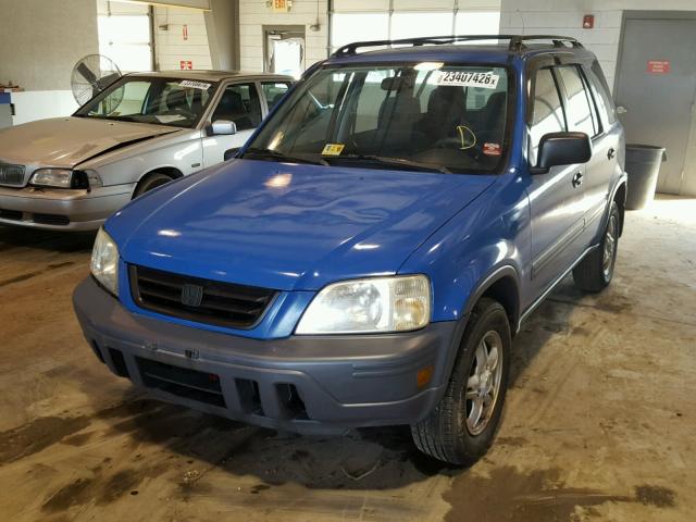 JHLRD1842XC051634 - 1999 HONDA CR-V LX BLUE photo 2