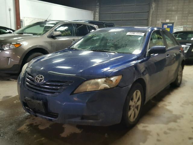 4T4BE46K98R022112 - 2008 TOYOTA CAMRY CE BLUE photo 2