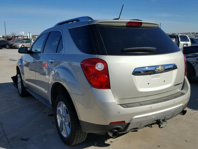 2GNFLDE39F6421976 - 2015 CHEVROLET EQUINOX LT TAN photo 3