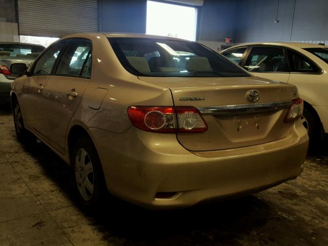 2T1BU4EE3BC658011 - 2011 TOYOTA COROLLA BA Қоңыр фото 3