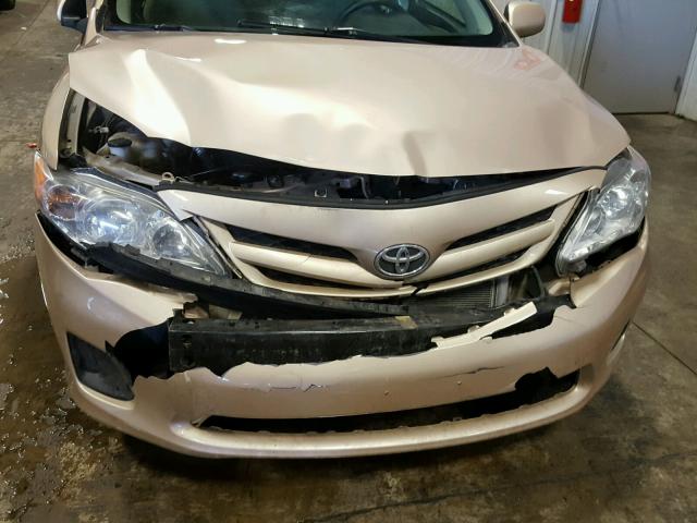 2T1BU4EE3BC658011 - 2011 TOYOTA COROLLA BA Қоңыр фото 9