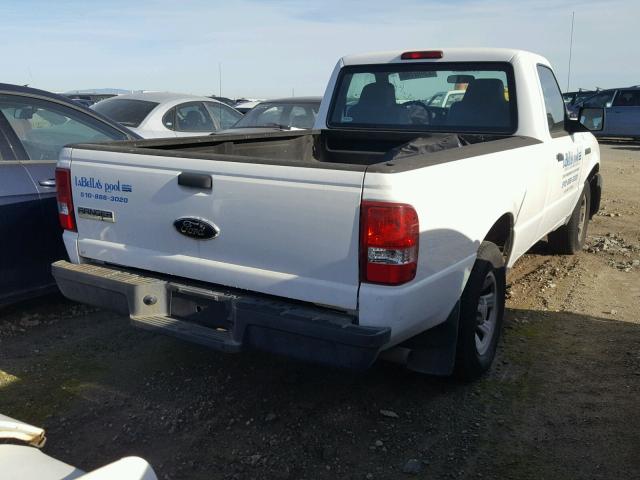 1FTYR10U88PA24938 - 2008 FORD RANGER WHITE photo 4