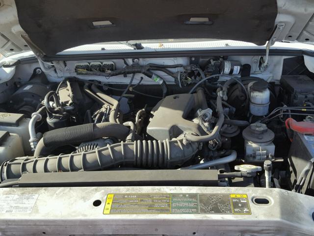 1FTYR10U88PA24938 - 2008 FORD RANGER WHITE photo 7