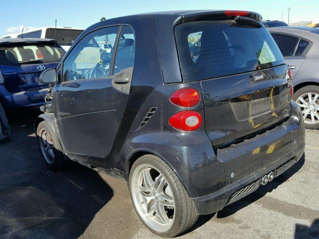 WMEEJ31X19K235834 - 2009 SMART FORTWO PUR BLACK photo 3