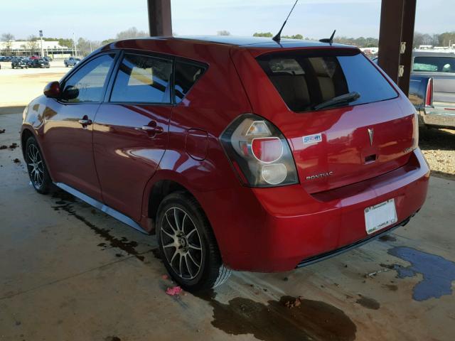 5Y2SP6E89AZ404126 - 2010 PONTIAC VIBE RED photo 3