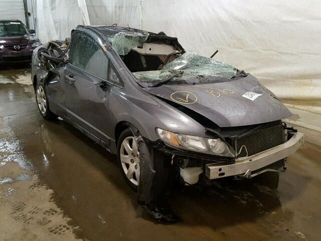 2HGFA1F52AH575599 - 2010 HONDA CIVIC LX GRAY photo 1