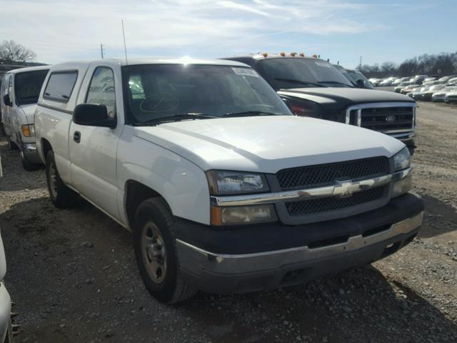 1GCEC14X84Z182722 - 2004 CHEVROLET SILVERADO WHITE photo 1