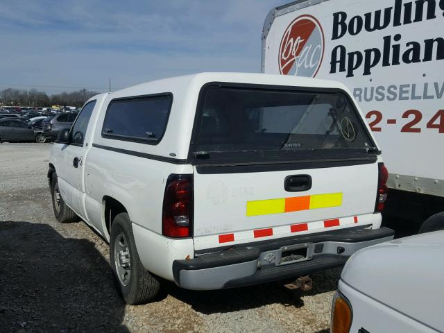 1GCEC14X84Z182722 - 2004 CHEVROLET SILVERADO WHITE photo 3