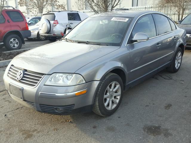 WVWPD63B34P325399 - 2004 VOLKSWAGEN PASSAT GLS GRAY photo 2