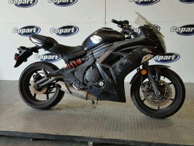 JKAEXEE16CDA06380 - 2012 KAWASAKI EX650 EC BLACK photo 9