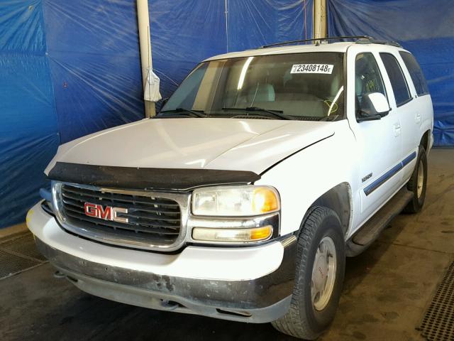 1GKEK13Z02R145235 - 2002 GMC YUKON WHITE photo 2