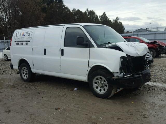 1GCSGAFX4C1102284 - 2012 CHEVROLET EXPRESS G1 WHITE photo 1