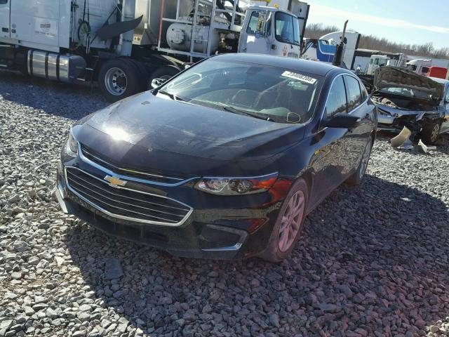 1G1ZD5ST1JF146107 - 2018 CHEVROLET MALIBU LT BLACK photo 2