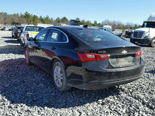 1G1ZD5ST1JF146107 - 2018 CHEVROLET MALIBU LT BLACK photo 3