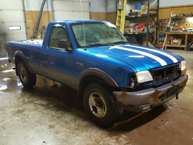 1FTZR11U3WTA22585 - 1998 FORD RANGER BLUE photo 1