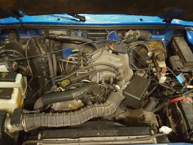 1FTZR11U3WTA22585 - 1998 FORD RANGER BLUE photo 7