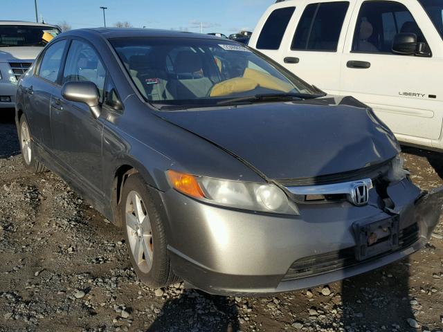 1HGFA16867L041270 - 2007 HONDA CIVIC EX CHARCOAL photo 1