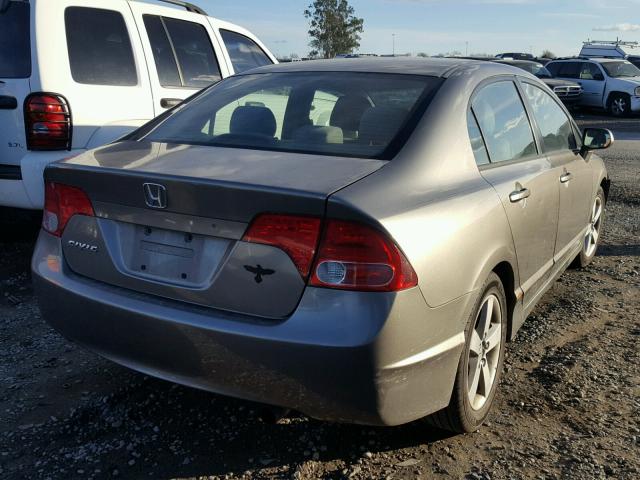 1HGFA16867L041270 - 2007 HONDA CIVIC EX CHARCOAL photo 4