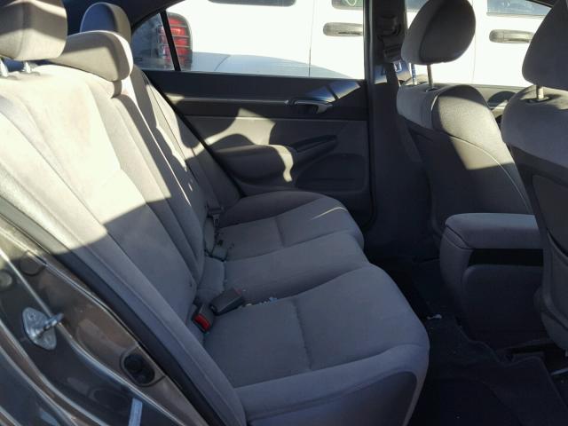 1HGFA16867L041270 - 2007 HONDA CIVIC EX CHARCOAL photo 6