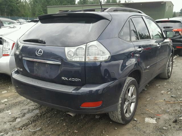 JTJHW31U172011427 - 2007 LEXUS RX 400H BLUE photo 4