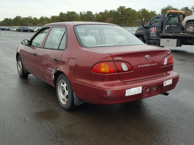 2T1BR12E5XC206606 - 1999 TOYOTA COROLLA VE RED photo 3