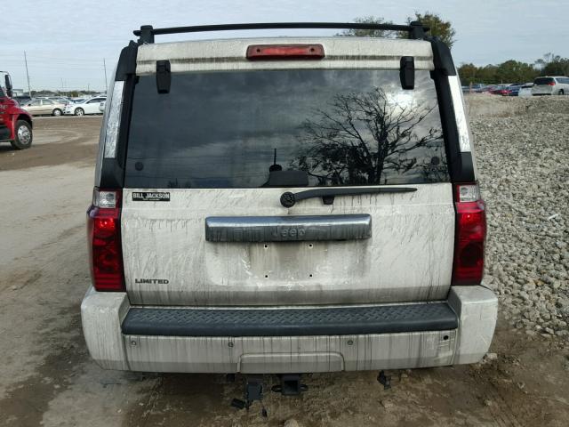 1J8HH58N56C314218 - 2006 JEEP COMMANDER თეთრი ფოტო 10