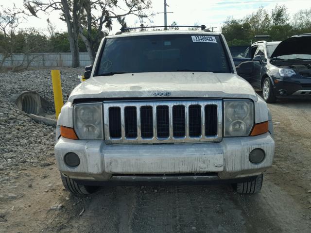 1J8HH58N56C314218 - 2006 JEEP COMMANDER თეთრი ფოტო 9