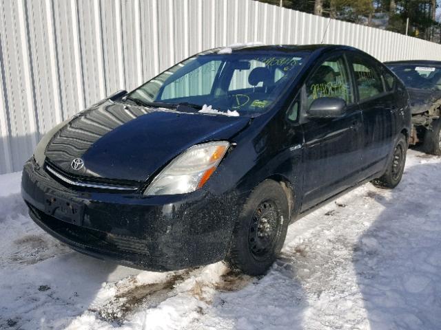 JTDKB22U267506556 - 2006 TOYOTA PRIUS BLACK photo 2