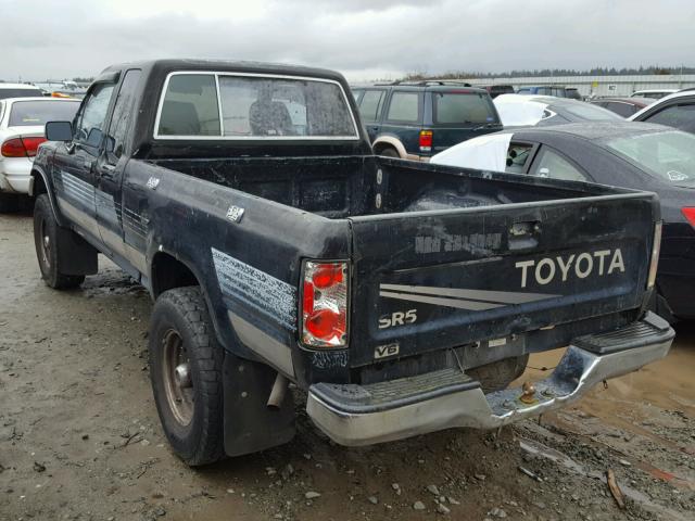 JT4VN13G6M5066213 - 1991 TOYOTA PICKUP 1/2 BLACK photo 3