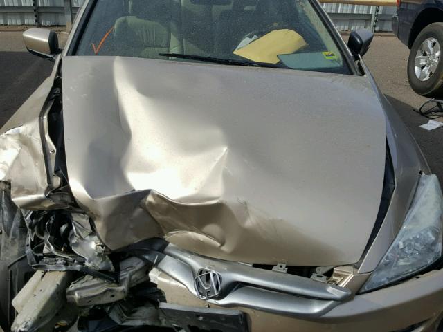 1HGCM72667A017726 - 2007 HONDA ACCORD EX GOLD photo 7