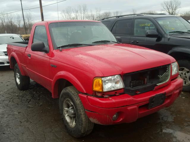1FTYR10U33PA95523 - 2003 FORD RANGER RED photo 1