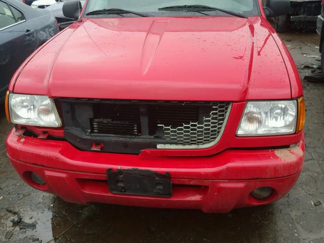 1FTYR10U33PA95523 - 2003 FORD RANGER RED photo 7