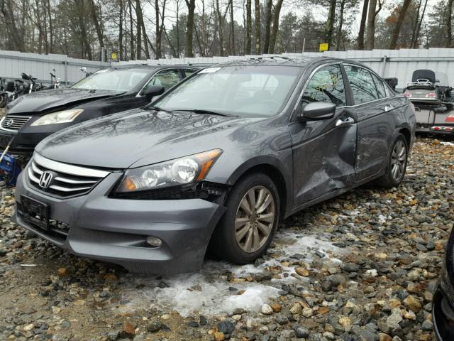 1HGCP3F86CA016968 - 2012 HONDA ACCORD EXL GRAY photo 2