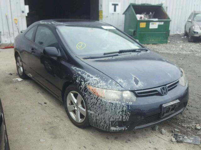 2HGFG12857H577614 - 2007 HONDA CIVIC EX BLACK photo 1