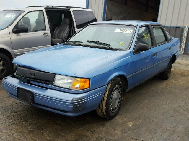 1FAPP36X5RK220743 - 1994 FORD TEMPO GL BLUE photo 2