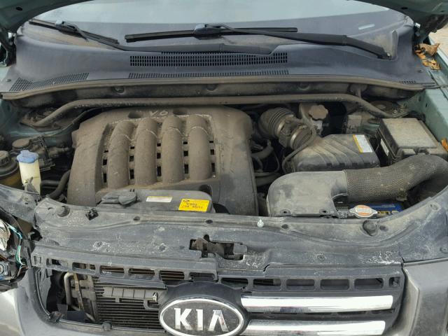 KNDJE723777424704 - 2007 KIA SPORTAGE E TEAL photo 7