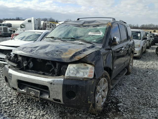 5N1AA08A86N737730 - 2006 NISSAN ARMADA SE BLACK photo 2