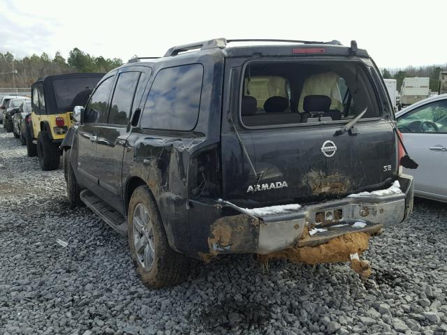 5N1AA08A86N737730 - 2006 NISSAN ARMADA SE BLACK photo 3