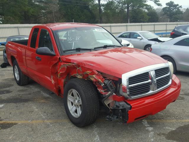 1D7HE22KX6S521082 - 2006 DODGE DAKOTA ST RED photo 1